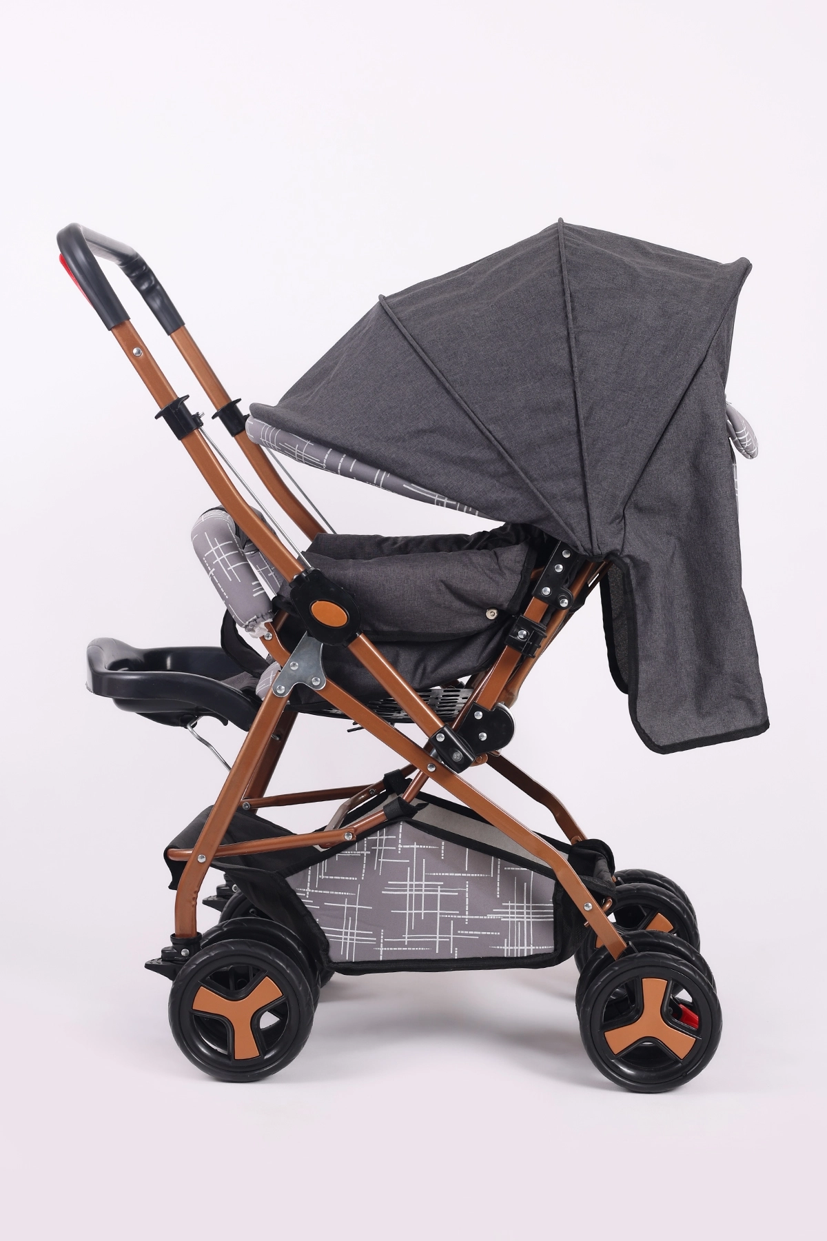 Dual%20Comfort%20Line%20Çift%20Yönlü%20Bebek%20Arabası%20Gri-Gold