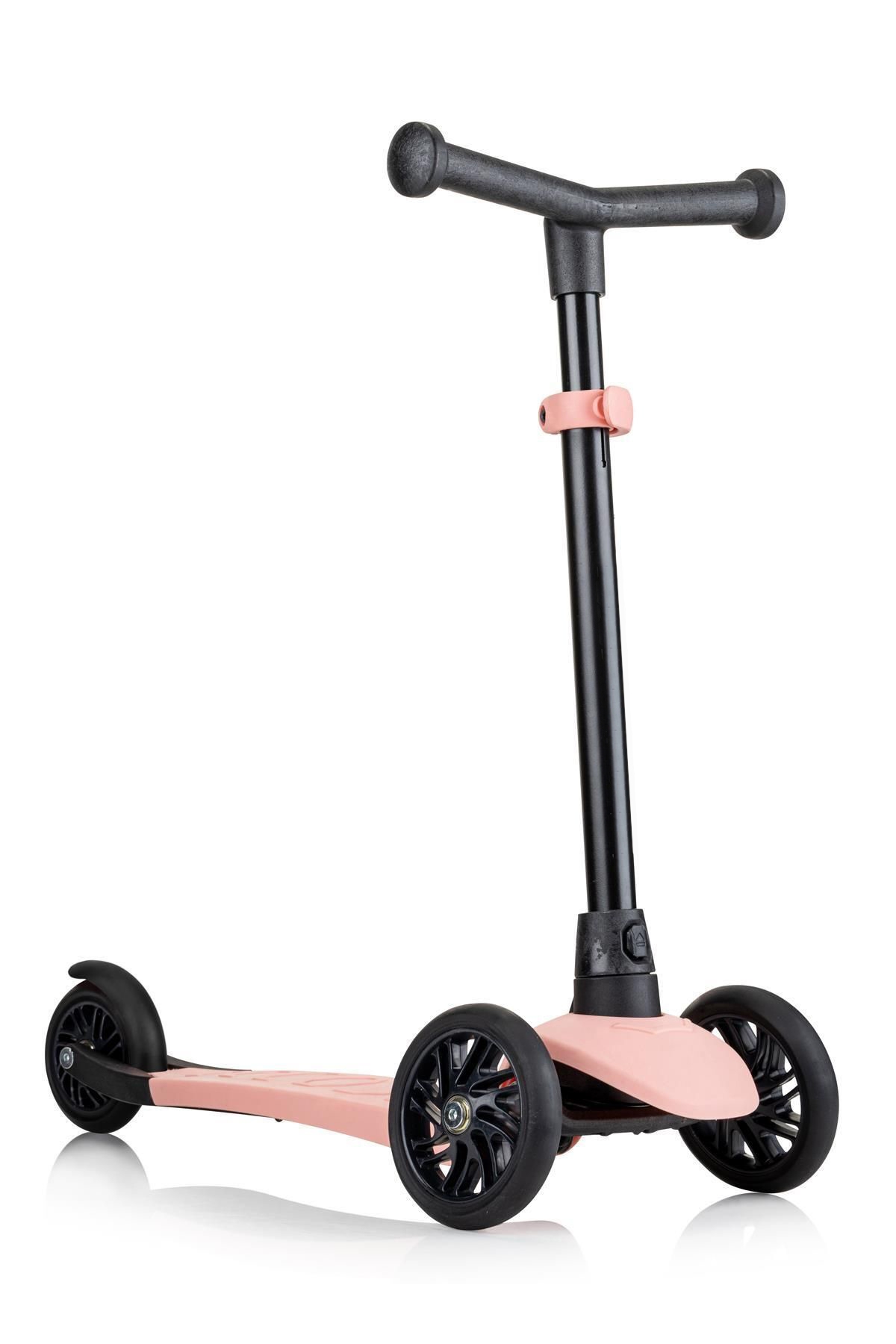 VaVbaby%203%20Tekerli%20Yükseklik%20Ayarlı%20Ziply%20Scooter%20Pembe