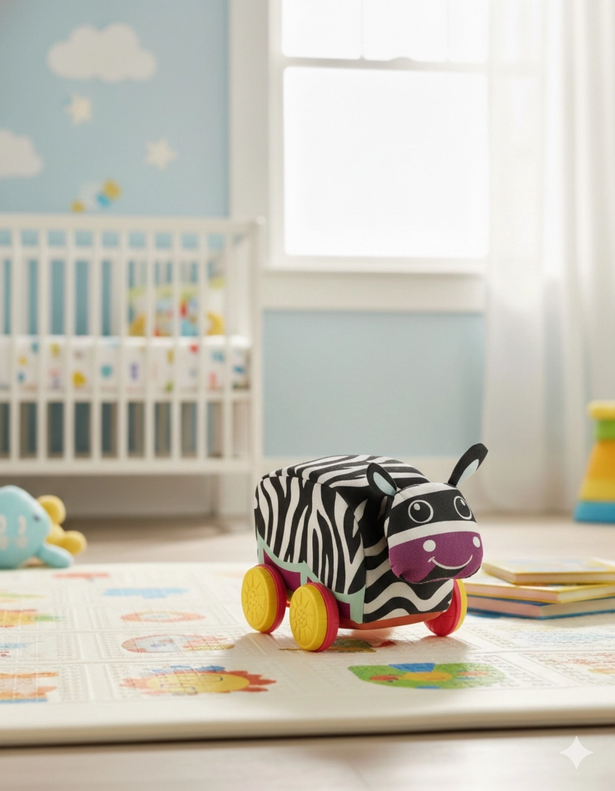 Sevimli%20Zebra%20Figürlü%20Peluş%20Araba%20-%20İlk%20Adım%20Eğitici%20Oyuncak