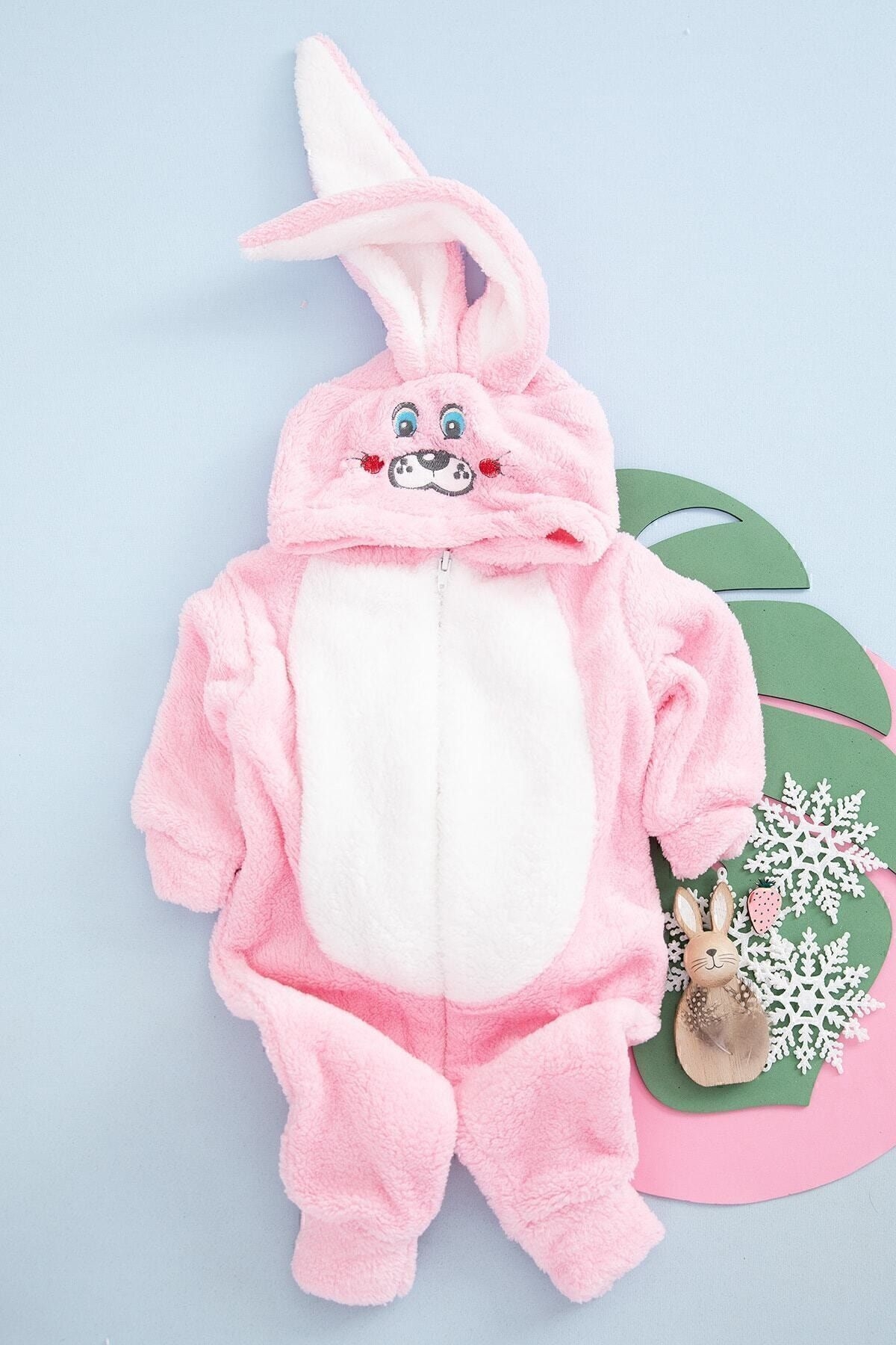 Welsoft%20Unisex%20Fermuarlı%20Peluş%20Kışlık%20Bebek%20Uyku%20Tulumu%20Çocuk%20Tulumu%20ve%20Kostümü%20Tavşan