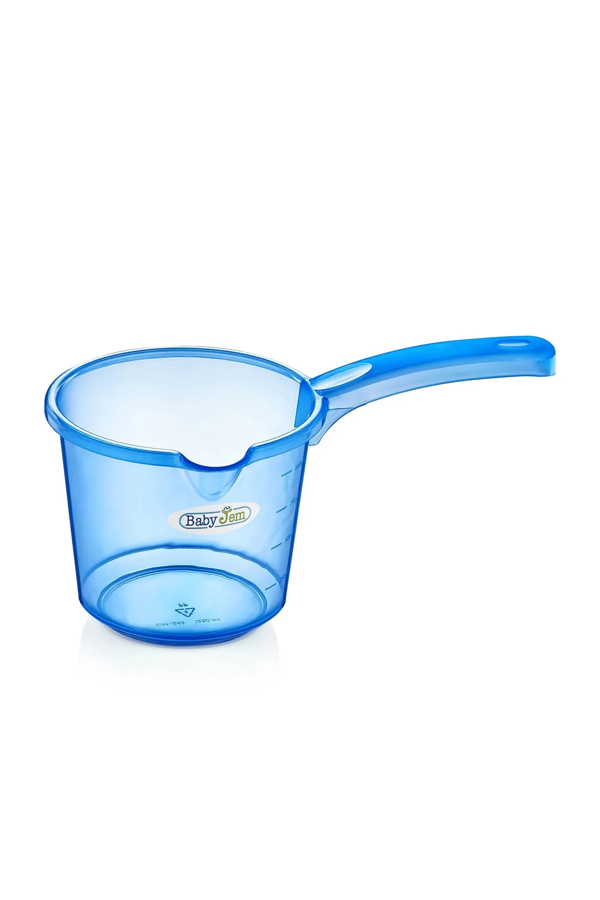 Babyjem%20Bebek%20Banyo%20Maşrapa%20Şeffaf%20Mavi