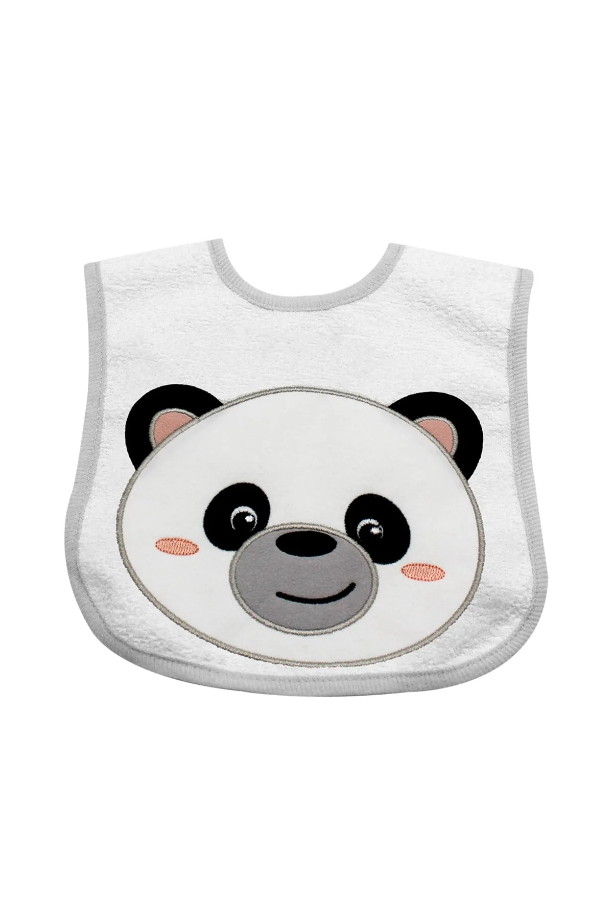 Panda%20Figürlü%20Havlu%20Su%20Geçirmez%20Mama%20Önlüğü