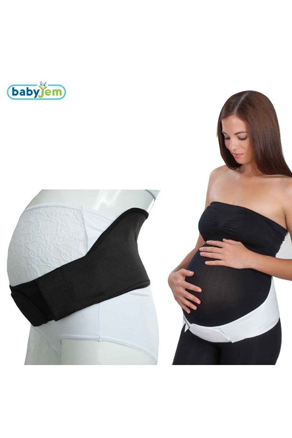 Babyjem%20Hamile%20Bel%20Destek%20Bandı%20L%20Siyah