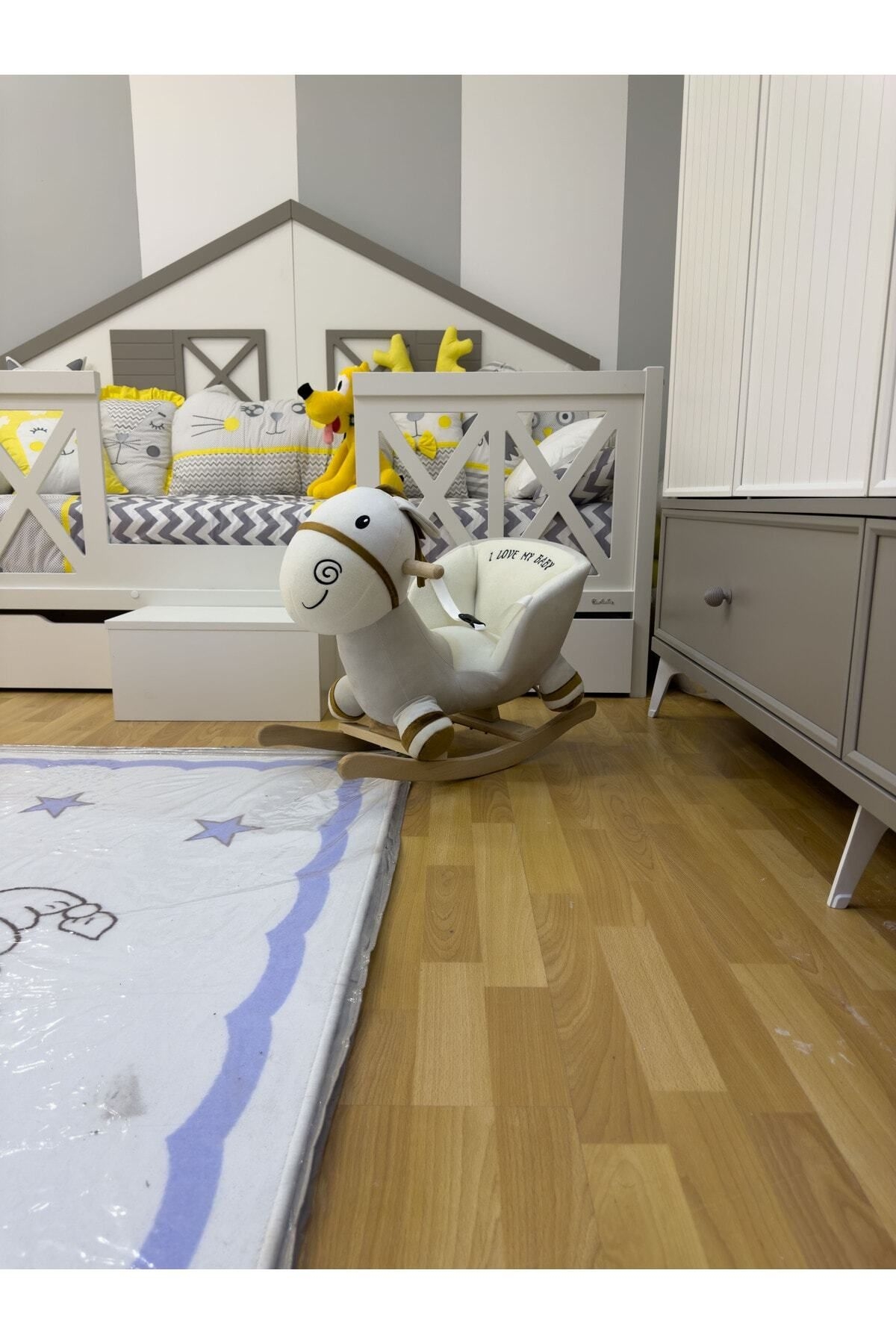 VaVbaby%20Sallanan%20At%20Ahşap%20Peluş%20Yumuşak%20-%20Eşek%20Gri