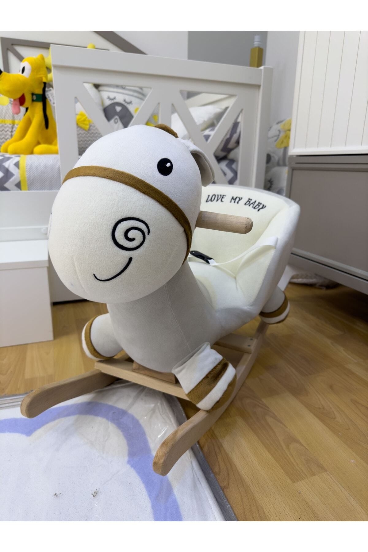 VaVbaby%20Sallanan%20At%20Ahşap%20Peluş%20Yumuşak%20-%20Eşek%20Gri
