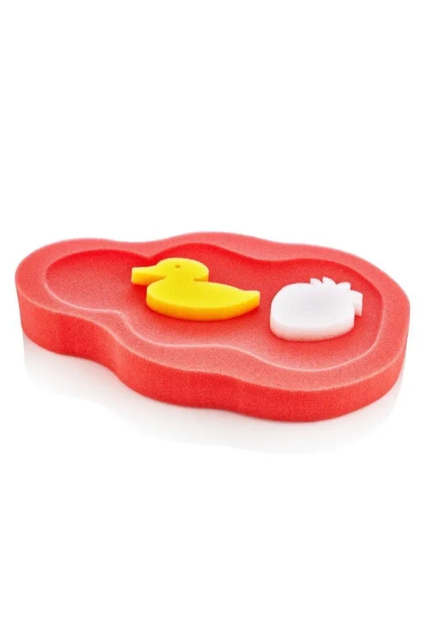 Babyjem%20Küvet%20Süngeri%20Banyo%20Süngeri%20Kırmızı