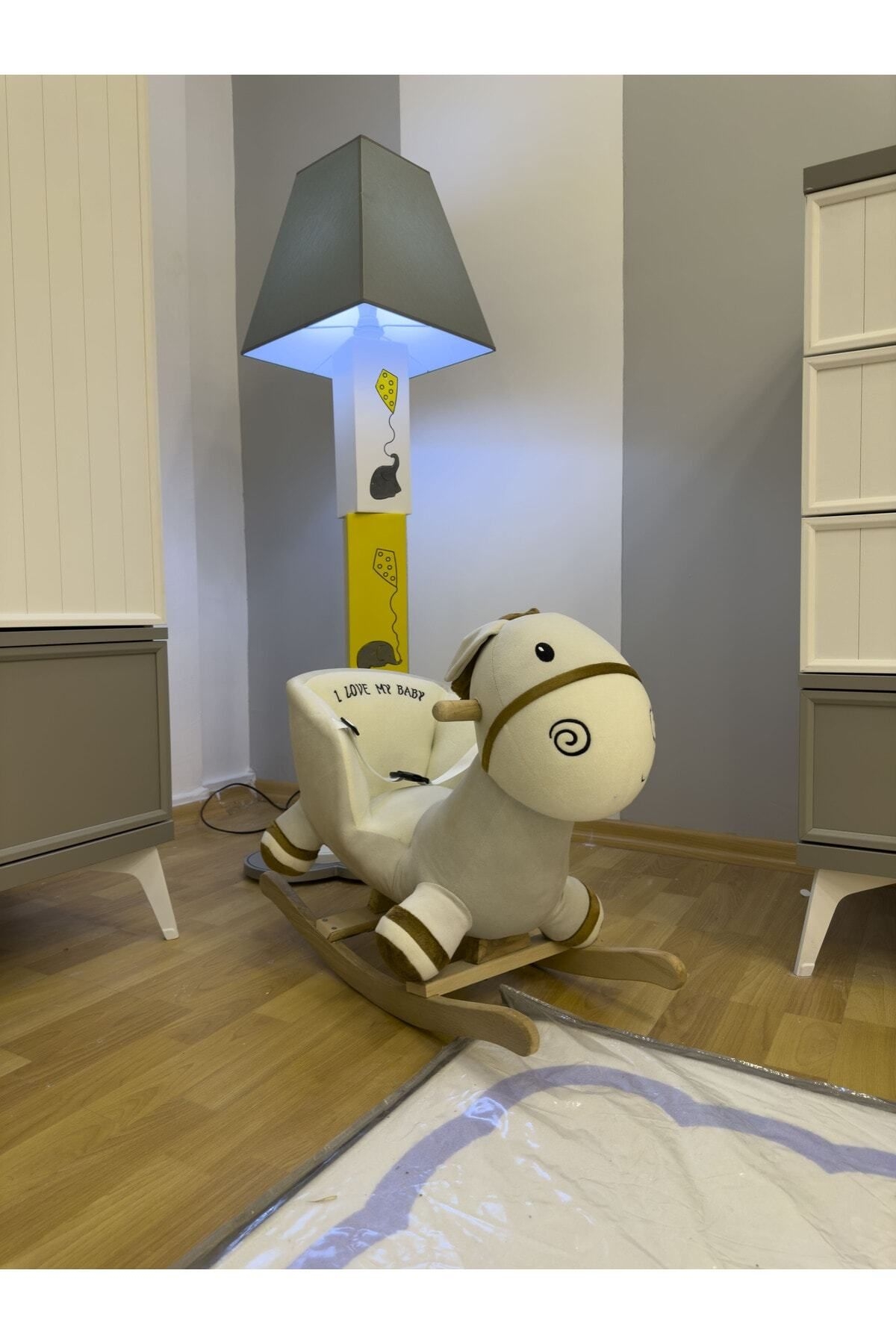 VaVbaby%20Sallanan%20At%20Ahşap%20Peluş%20Yumuşak%20-%20Eşek%20Gri