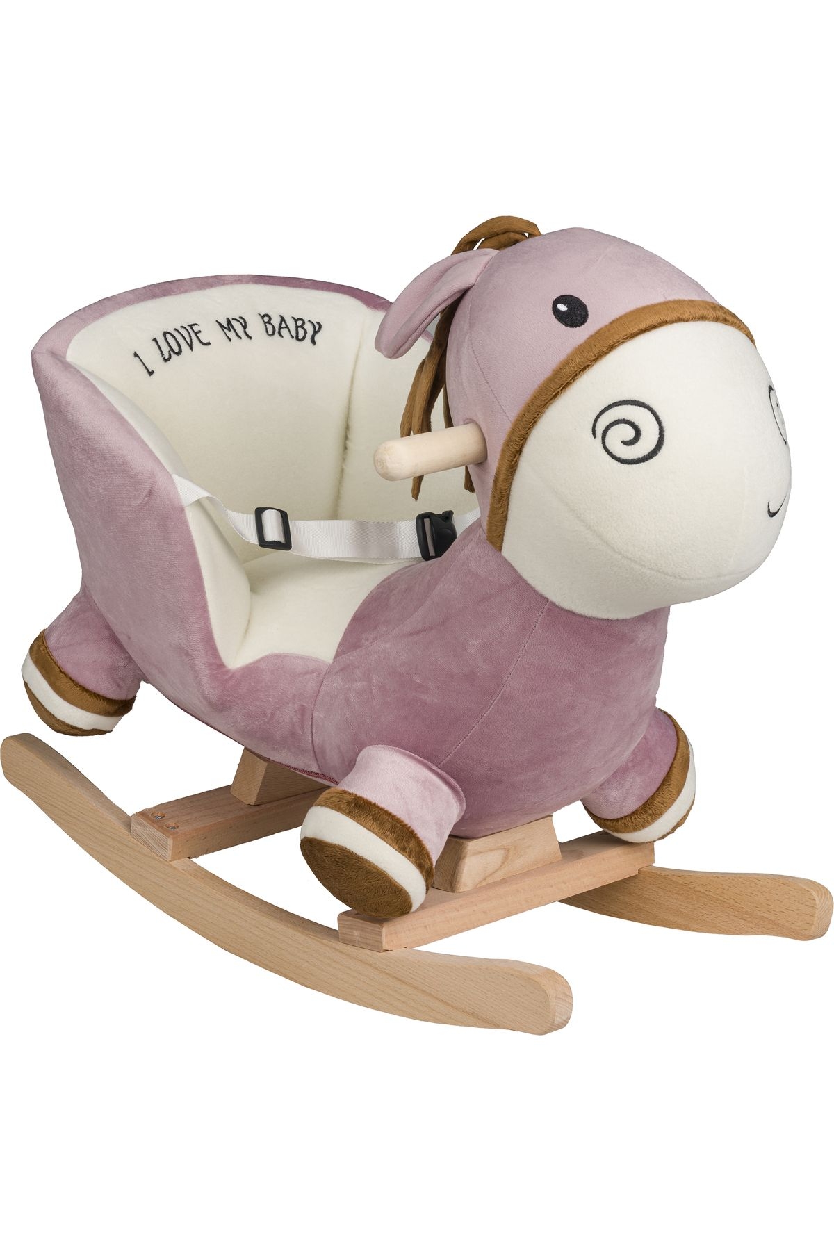 VaVbaby%20Sallanan%20At%20Ahşap%20Peluş%20Yumuşak%20-%20Eşek%20Pembe