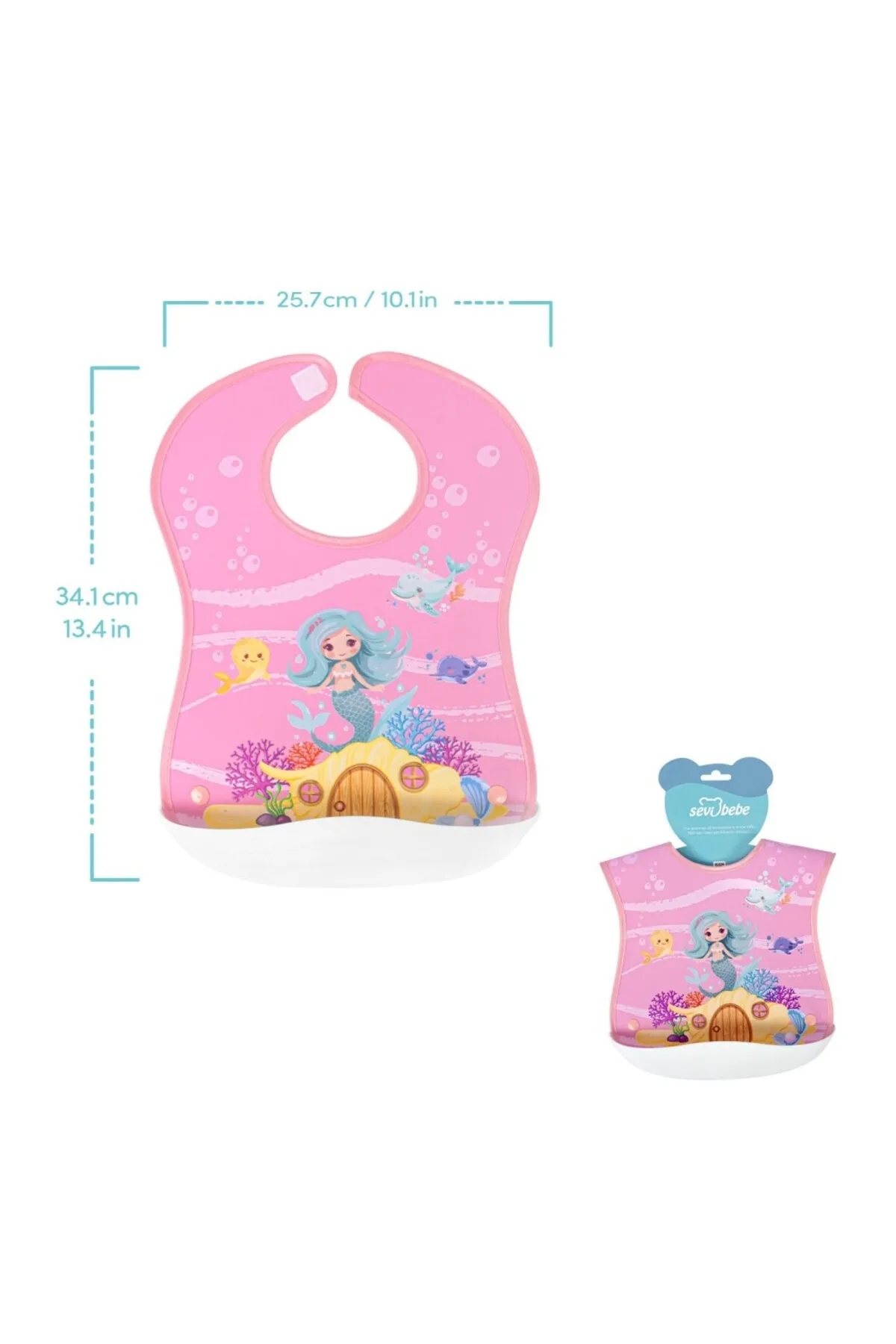 Sevi%20Bebe%20Plastik%20Cepli%20Önlük%20Deniz%20Kızı