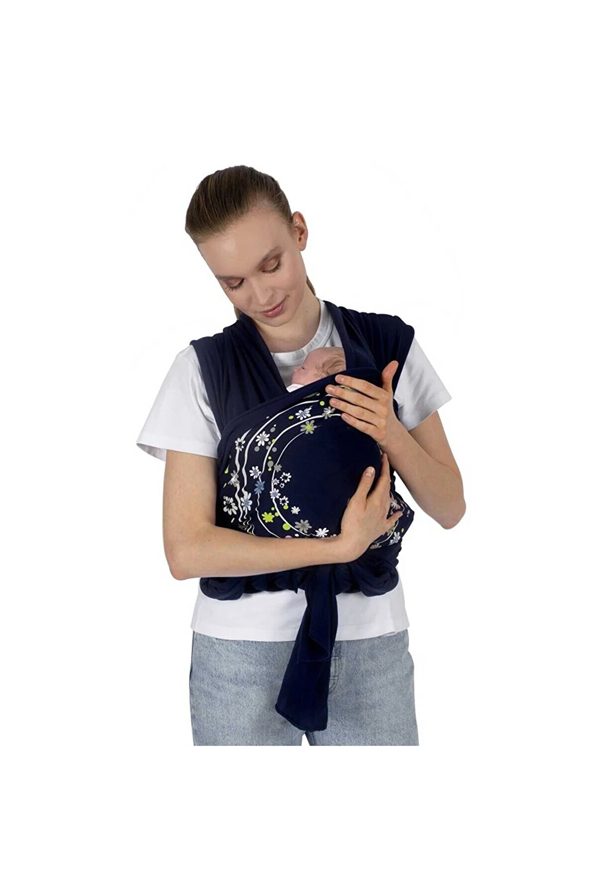 Sevi%20Bebe%20Bebek%20Taşıma%20Şalı%20Sling%20Lacivert
