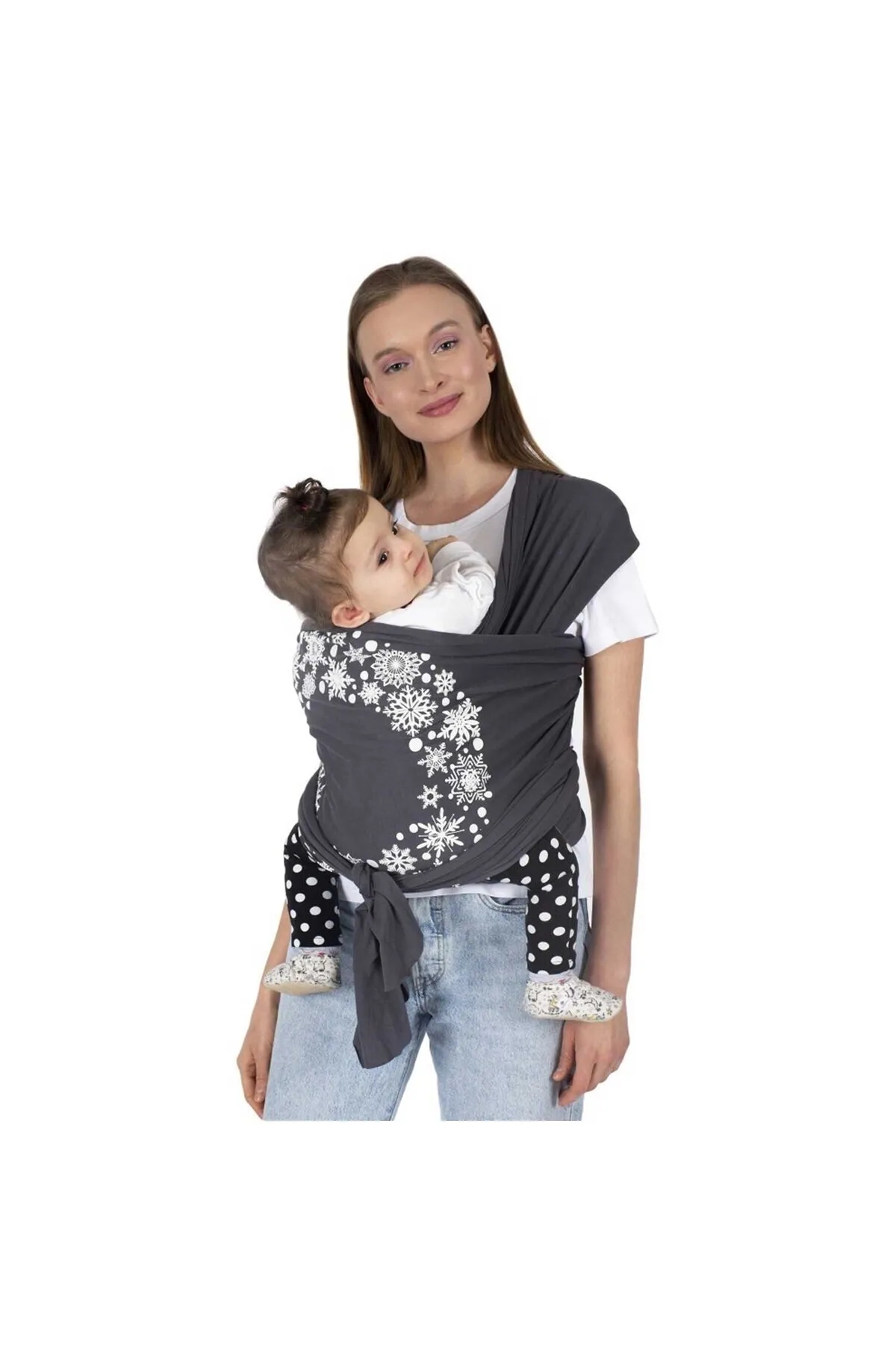 Sevi%20Bebe%20Bebek%20Taşıma%20Şalı%20Sling%20%20Gri
