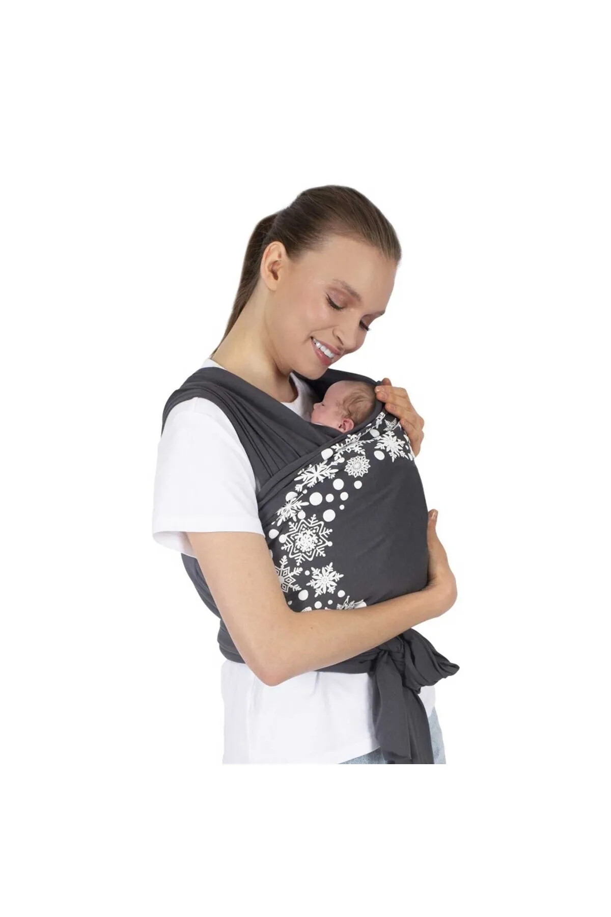 Sevi%20Bebe%20Bebek%20Taşıma%20Şalı%20Sling%20%20Gri