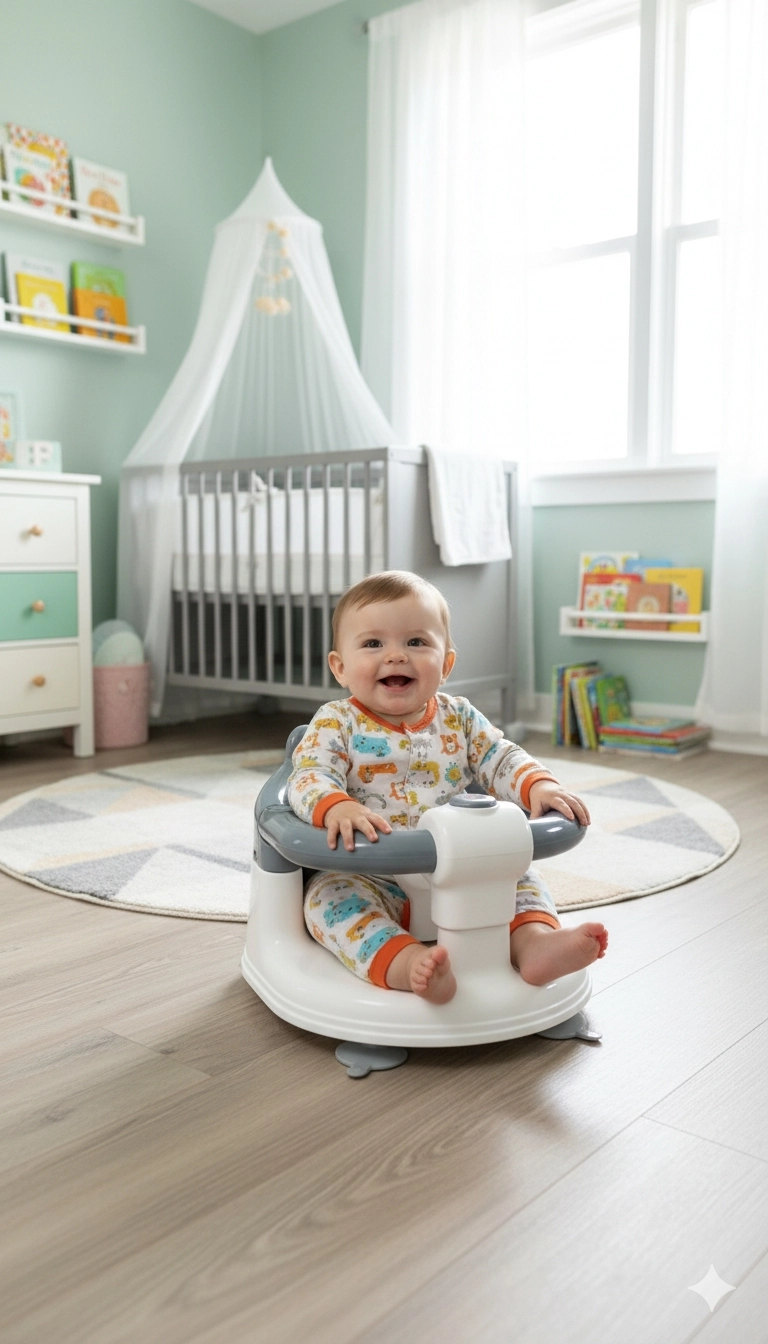 VaVbaby%20Önden%20Açılır%20Bebek%20Banyo%20&%20Bebek%20Mama%20Oturağı%20Gri