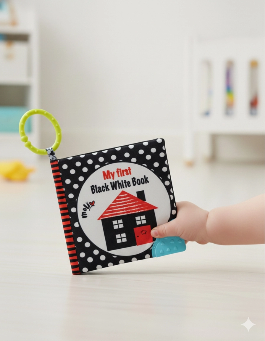 Diş%20Kaşıyıcılı%20ve%20Askılı%20İlk%20Aktivite%20Kitabım%20Hışırtılı%20Kitap%20-%20Siyah/Beyaz%20İlk%20Bez%20Kitabım