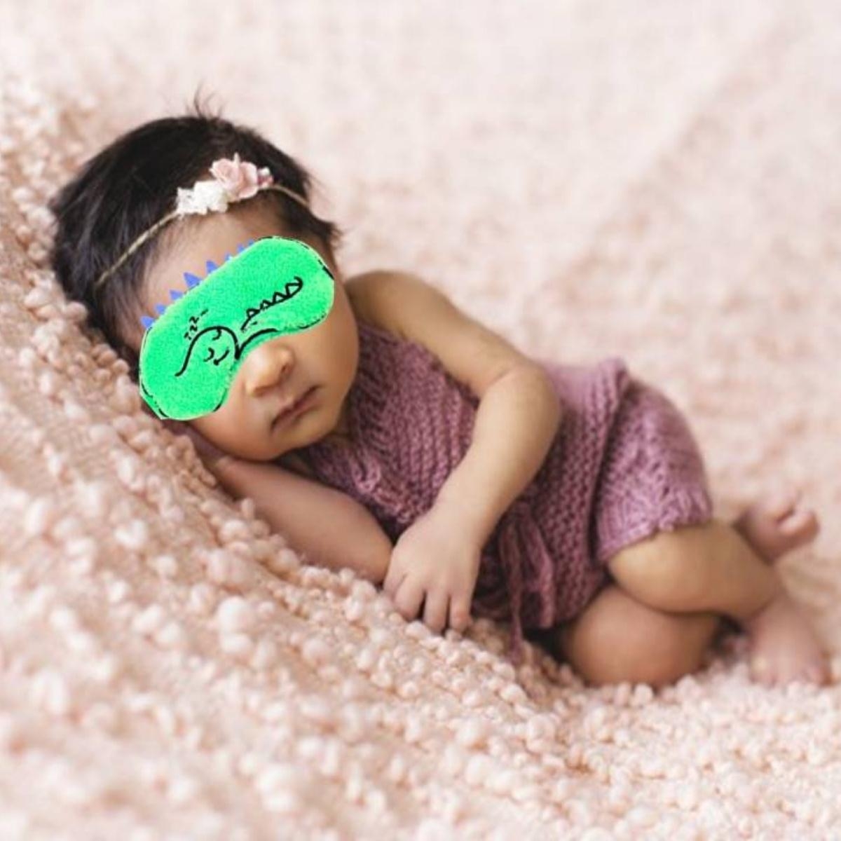 VaVbaby%20Bebek%20Uyku%20Maskesi%20Timsahlı