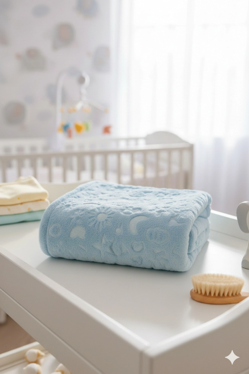 Yumuşak%20Dokulu%20Kabartma%20Desenli%20Peluş%20Bebek%20Battaniyesi