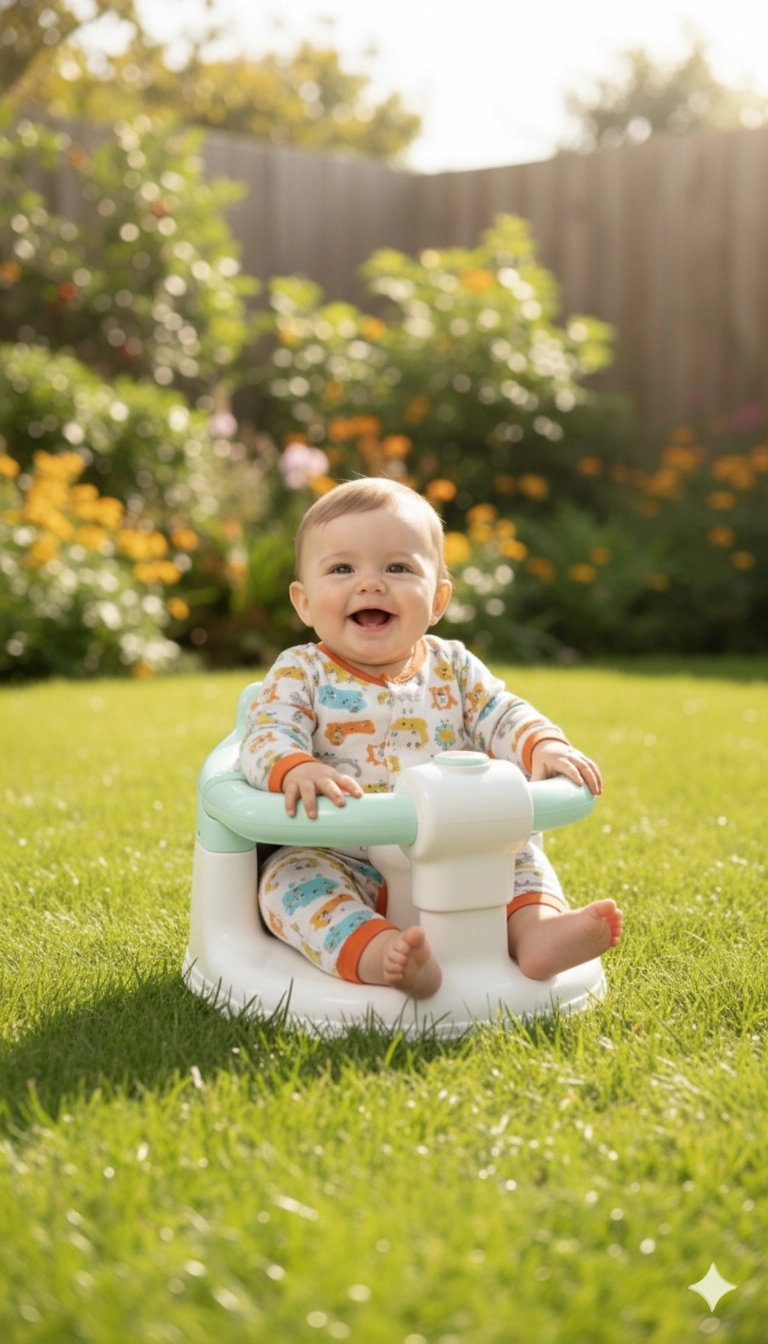 VaVbaby%20Önden%20Açılır%20Bebek%20Banyo%20&%20Bebek%20Mama%20Oturağı%20Mint%20Yeşili