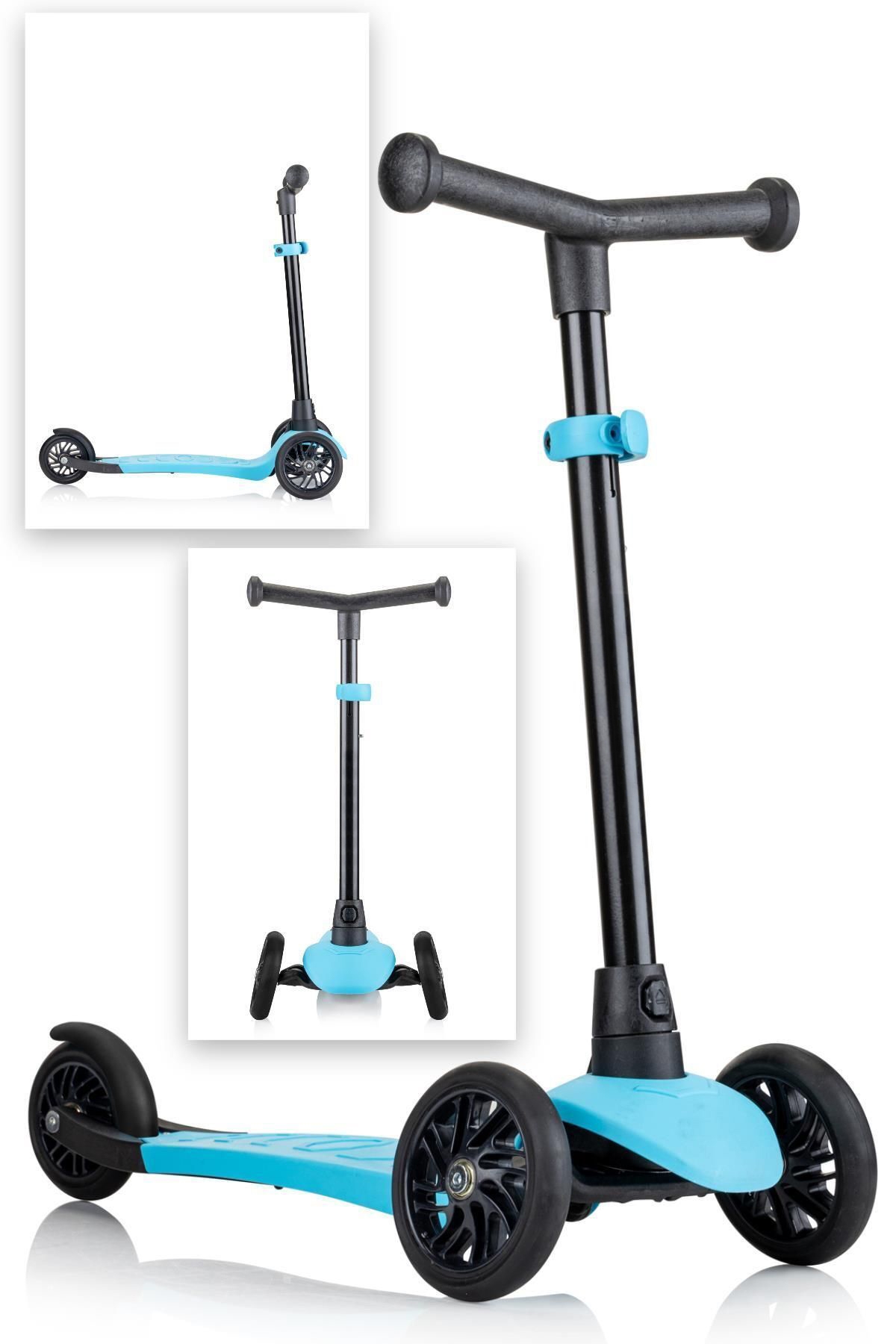 VaVbaby%203%20Tekerli%20Yükseklik%20Ayarlı%20Ziply%20Scooter%20Mavi