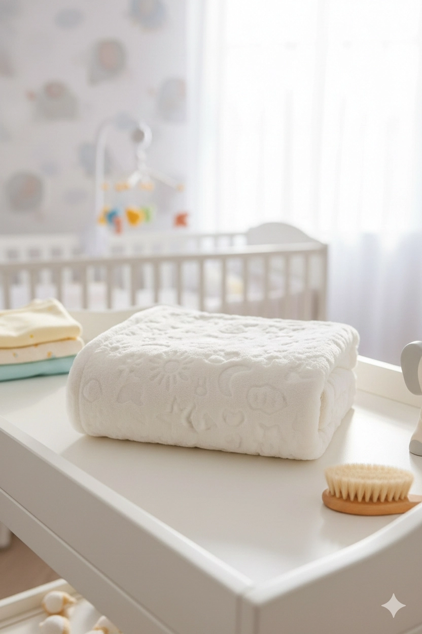 Yumuşak%20Dokulu%20Kabartma%20Desenli%20Peluş%20Bebek%20Battaniyesi