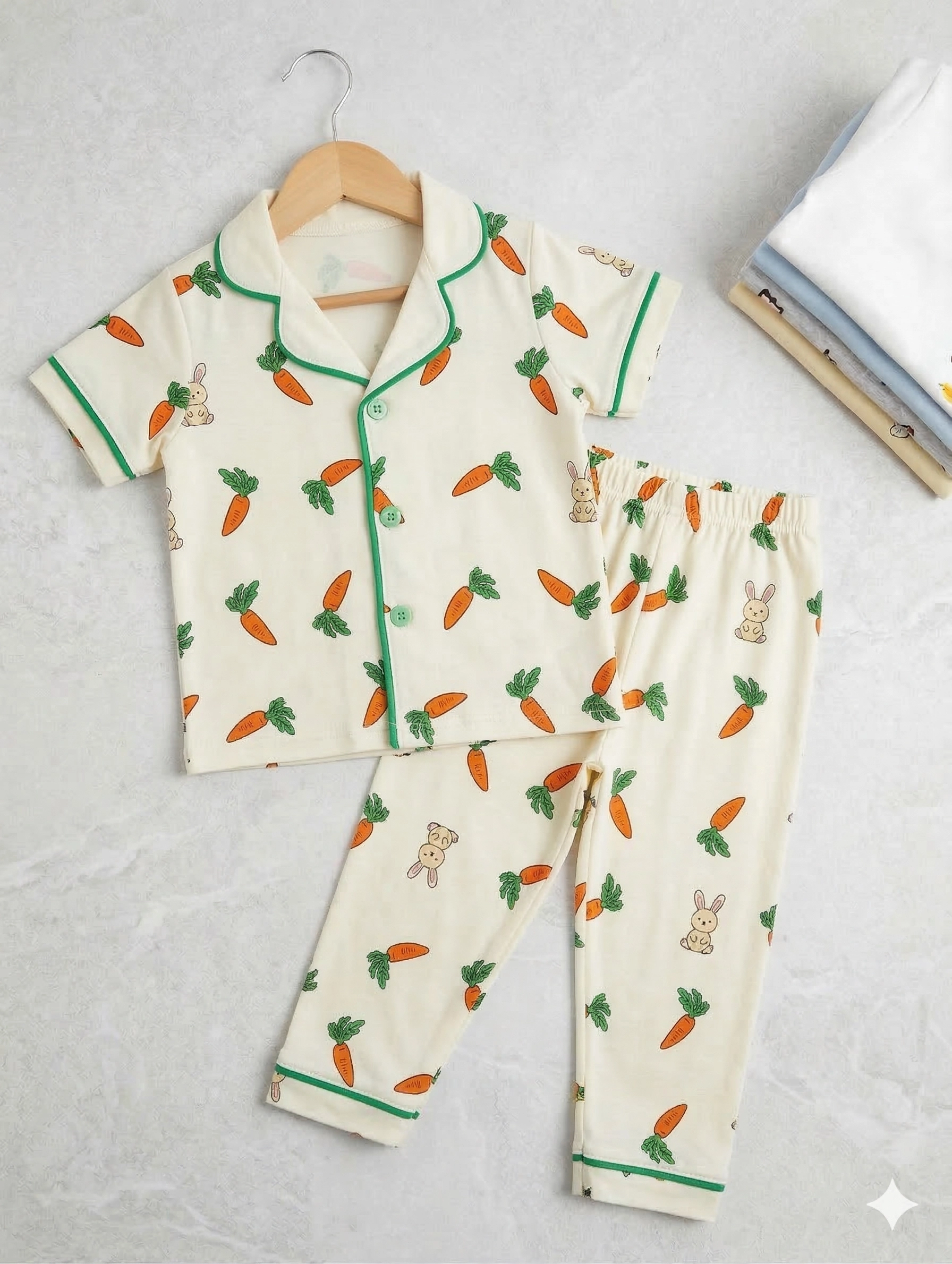 Kız%20Çocuk%20Pamuklu%20Kruvaze%20Yaka%20Önden%20Düğmeli%20Tweety%20Desenli%20Mevsimlik%20Alt%20Üst%20Pijama%20Takım%20(Ekru)