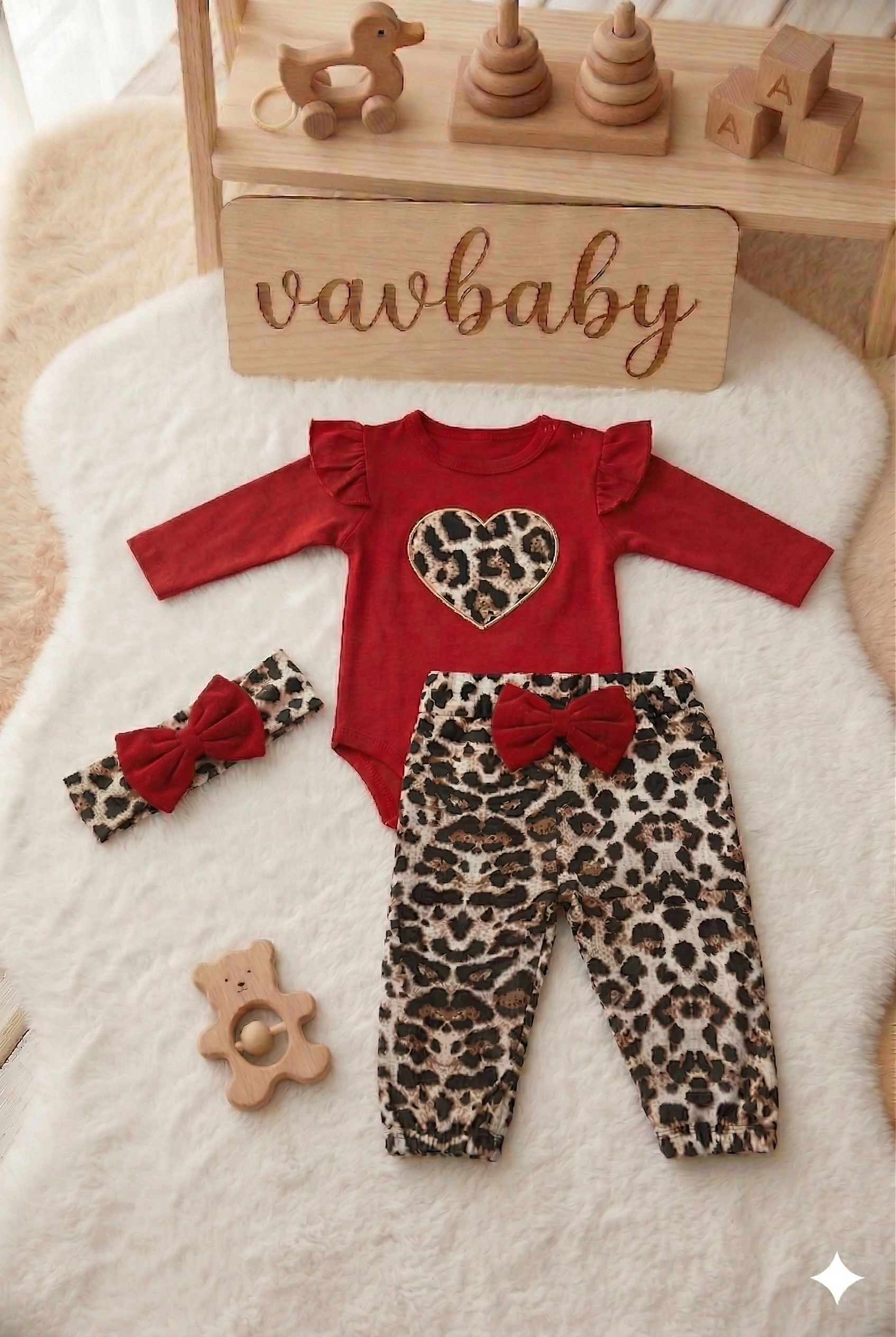 Kız%20Bebek%20Leopar%20Desenli%20ÇıtÇıt%20Zıbın%20Model%20Kalp%20Figürlü%20Bandanalı%203’lü%20Takımı
