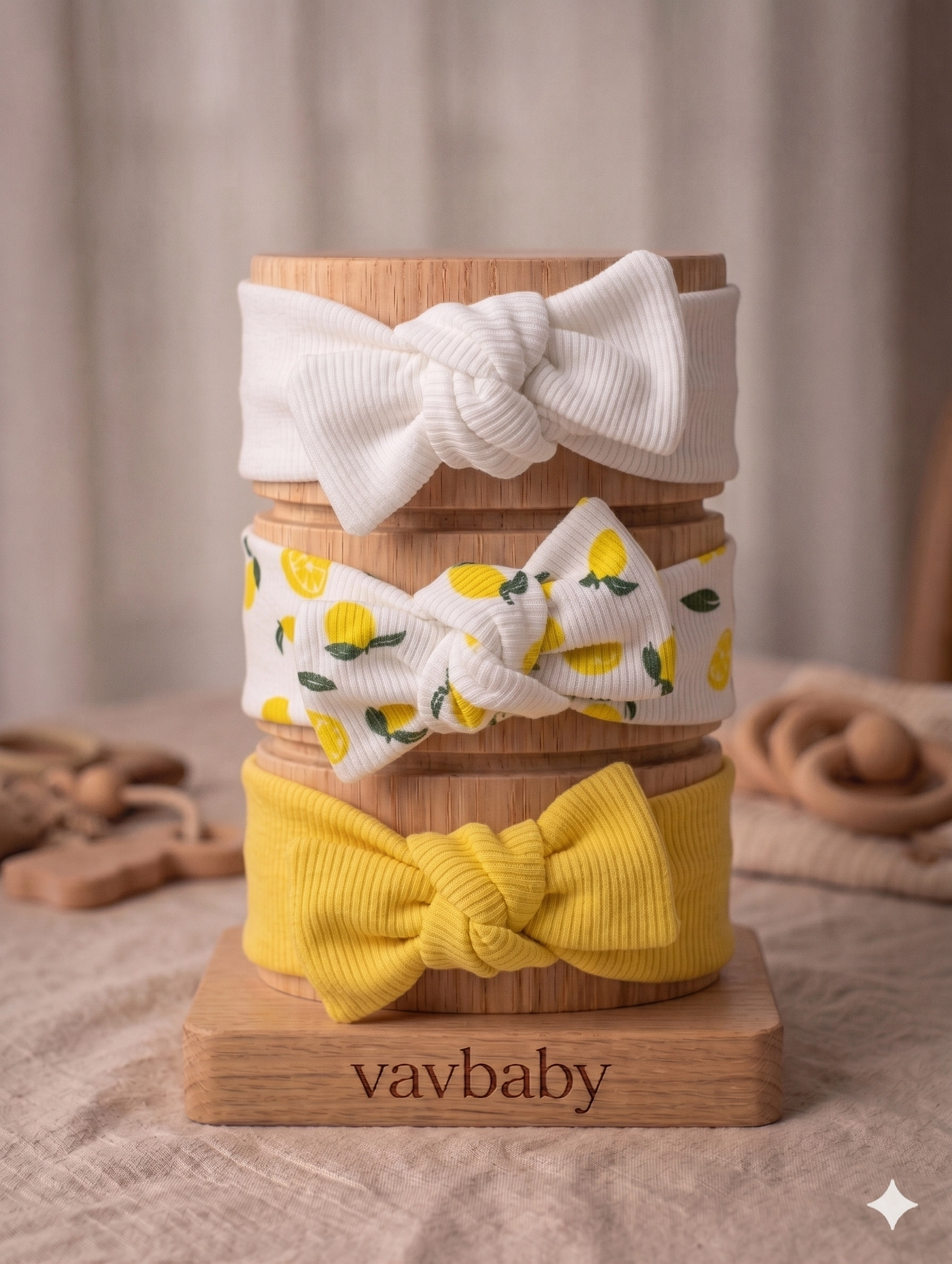 Kız%20Bebek%203’lü%20Ribana%20Fiyonklu%20Bandana%20Seti%20-%20Sarı
