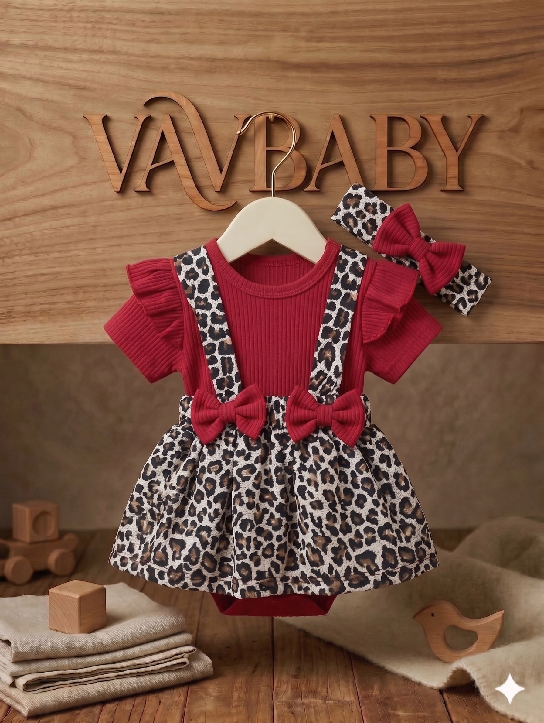 Kız%20Bebek%20Leopar%20Desenli%20Bandanalı%20Kısa%20Kollu%20Askılı%20Jile%20Elbise%20ve%20Çıt%20Çıt%20Body%20Takımı%20-%20Kırmızı