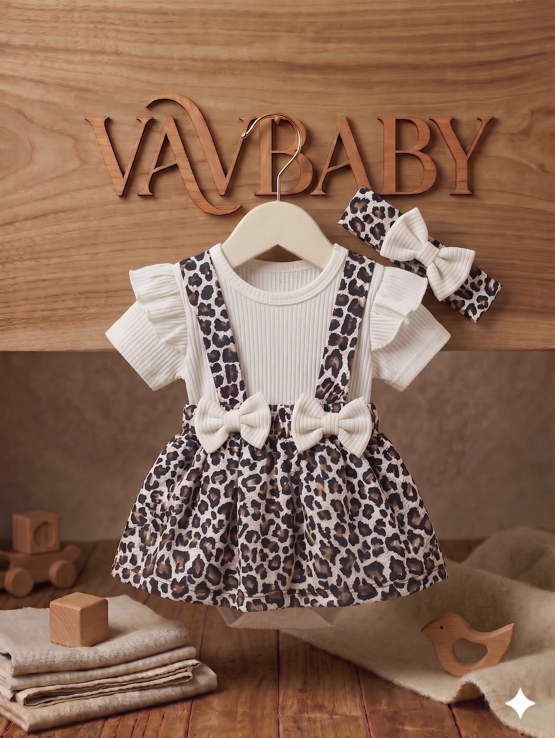 Kız%20Bebek%20Leopar%20Desenli%20Bandanalı%20Kısa%20Kollu%20Askılı%20Jile%20Elbise%20ve%20Çıt%20Çıt%20Body%20Takımı%20-%20Beyaz