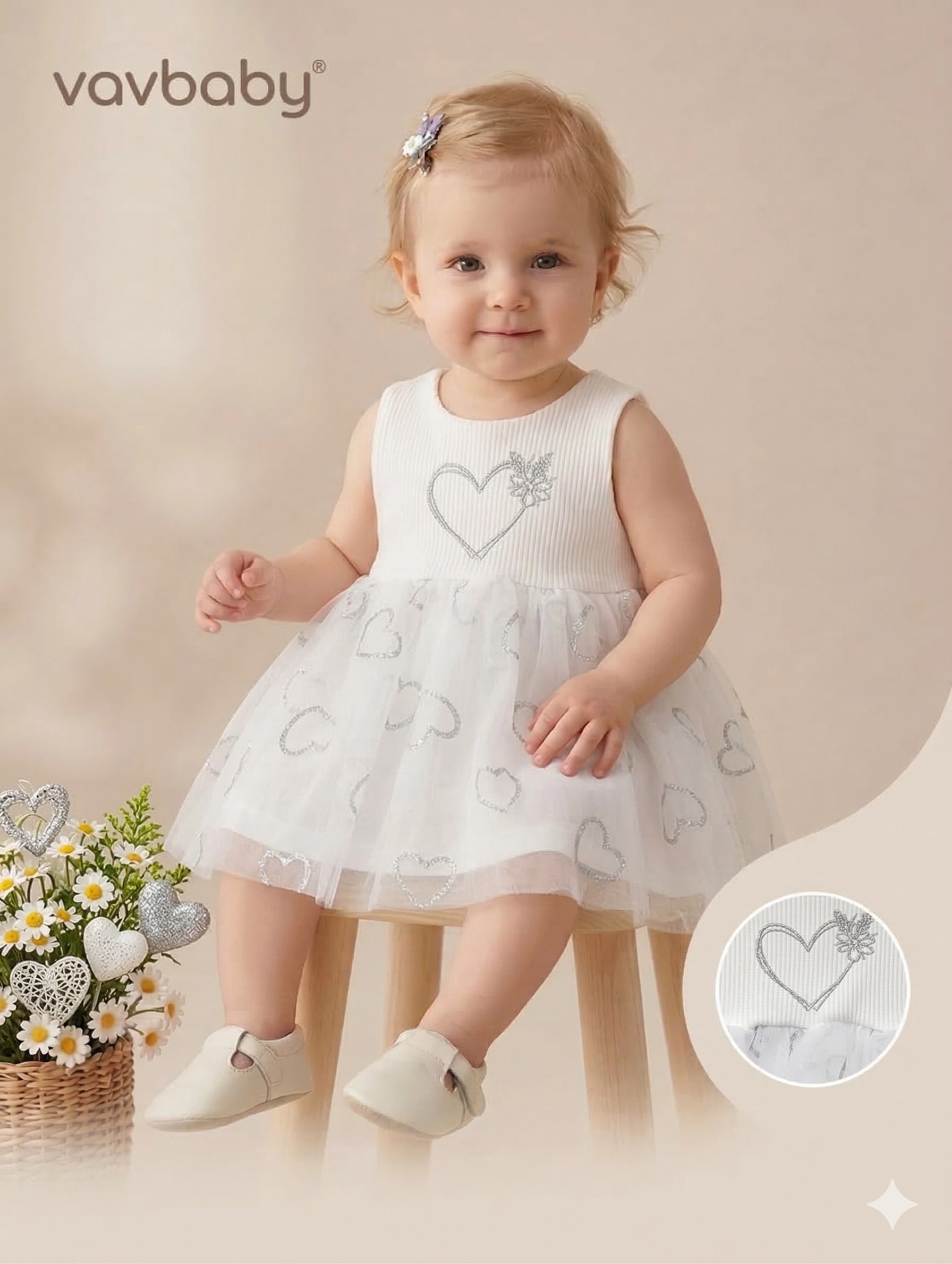Kız%20Bebek%20Kalp%20Nakışlı%20Tül%20Detaylı%20Tütü%20Elbise%20Beyaz