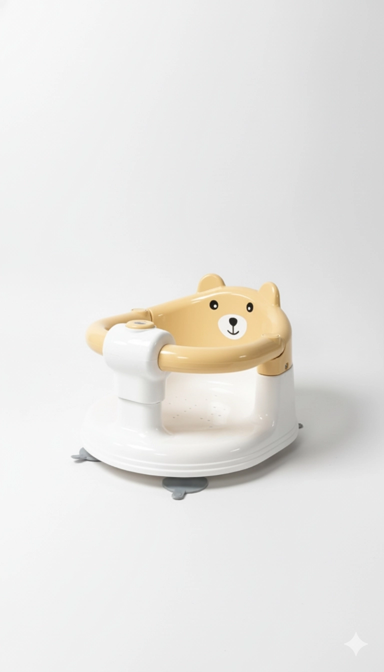 VaVbaby%20Önden%20Açılır%20Bebek%20Banyo%20&%20Bebek%20Mama%20Oturağı%20Sarı