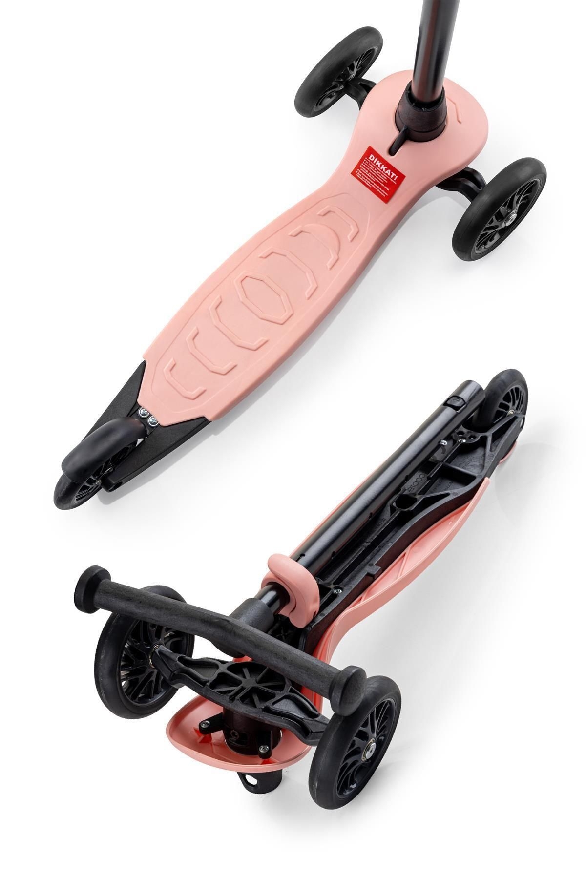 VaVbaby%203%20Tekerli%20Yükseklik%20Ayarlı%20Ziply%20Scooter%20Pembe
