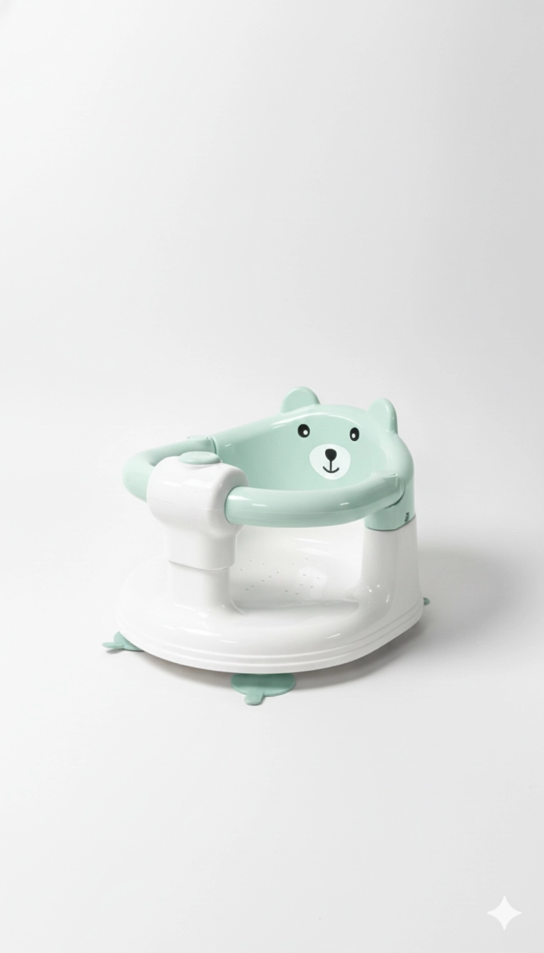 VaVbaby%20Önden%20Açılır%20Bebek%20Banyo%20&%20Bebek%20Mama%20Oturağı%20Mint%20Yeşili