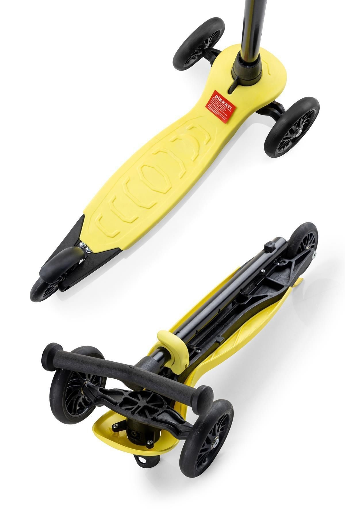 VaVbaby%203%20Tekerli%20Yükseklik%20Ayarlı%20Ziply%20Scooter%20Sarı