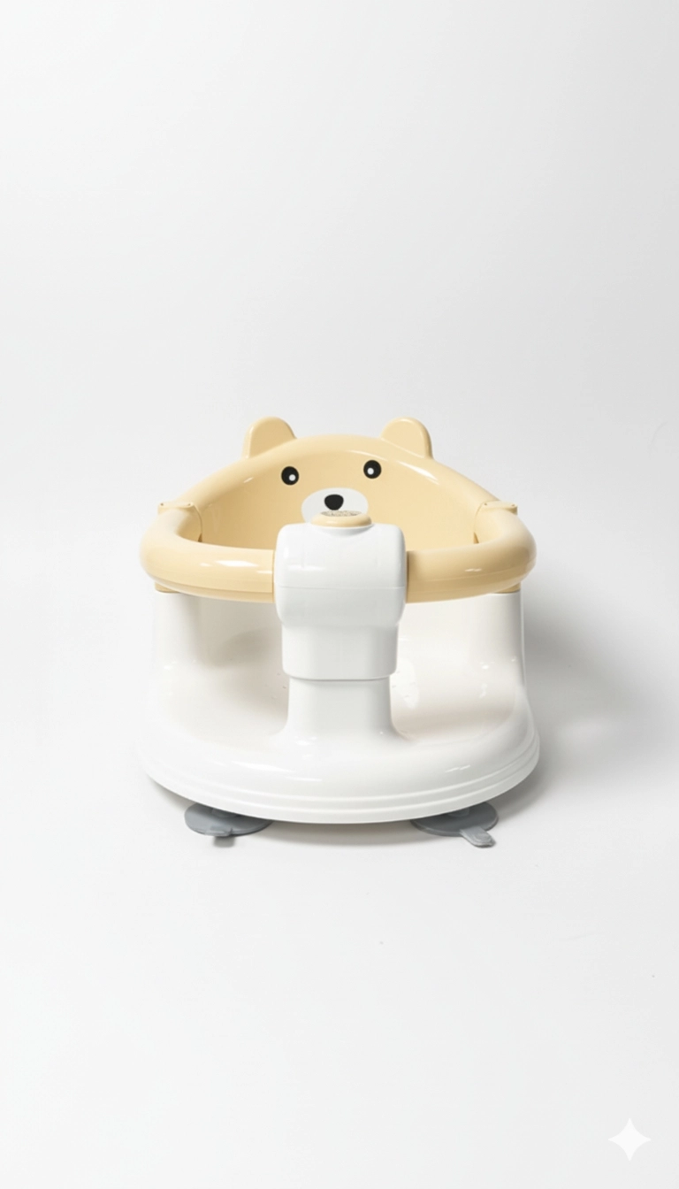 VaVbaby%20Önden%20Açılır%20Bebek%20Banyo%20&%20Bebek%20Mama%20Oturağı%20Sarı