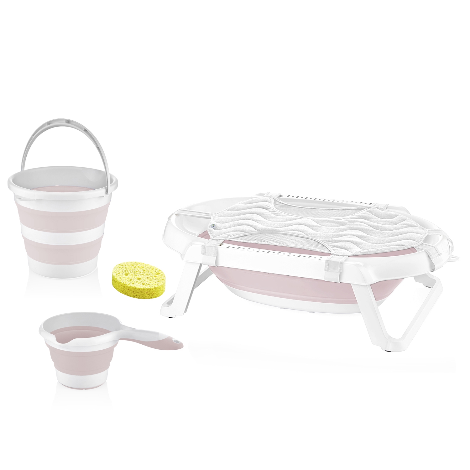 Babyjem%20Katlanır%20Banyo%20Seti%20Pembe