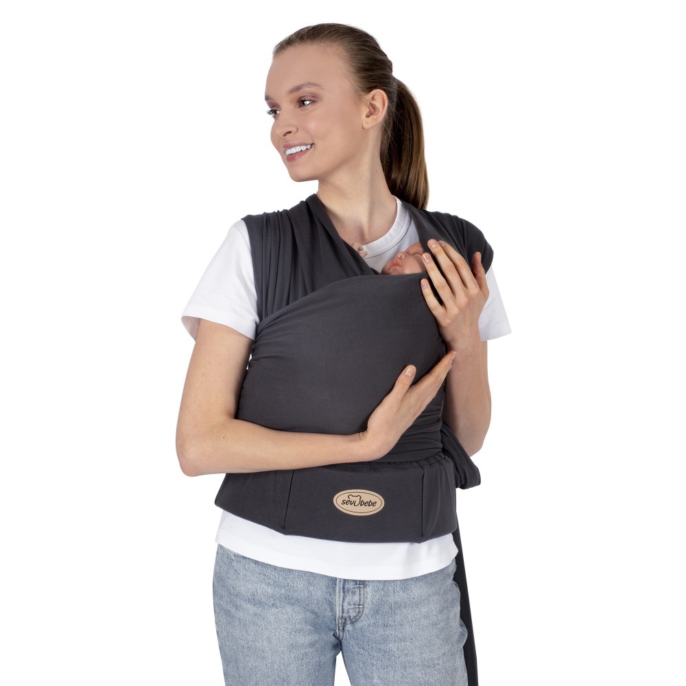 Sevi%20Bebe%20Bel%20Destekli%20Sling%20Gri