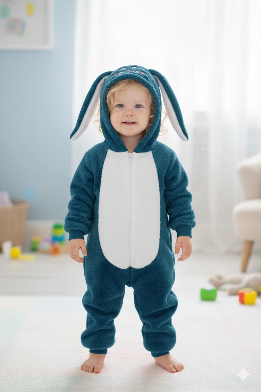 Welsoft%20Unisex%20Fermuarlı%20Peluş%20Kışlık%20Bebek%20Uyku%20Tulumu%20Çocuk%20Tulumu%20ve%20Kostümü%20Tavşan