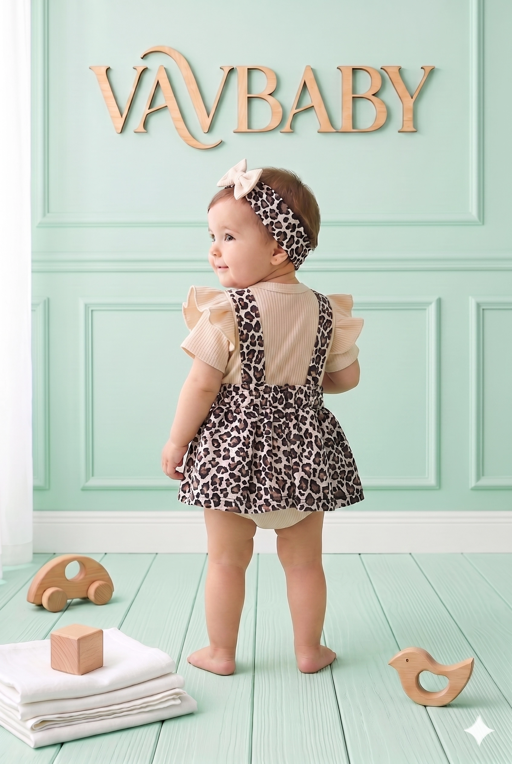 Kız%20Bebek%20Leopar%20Desenli%20Bandanalı%20Kısa%20Kollu%20Askılı%20Jile%20Elbise%20ve%20Çıt%20Çıt%20Body%20Takımı%20-%20Somon