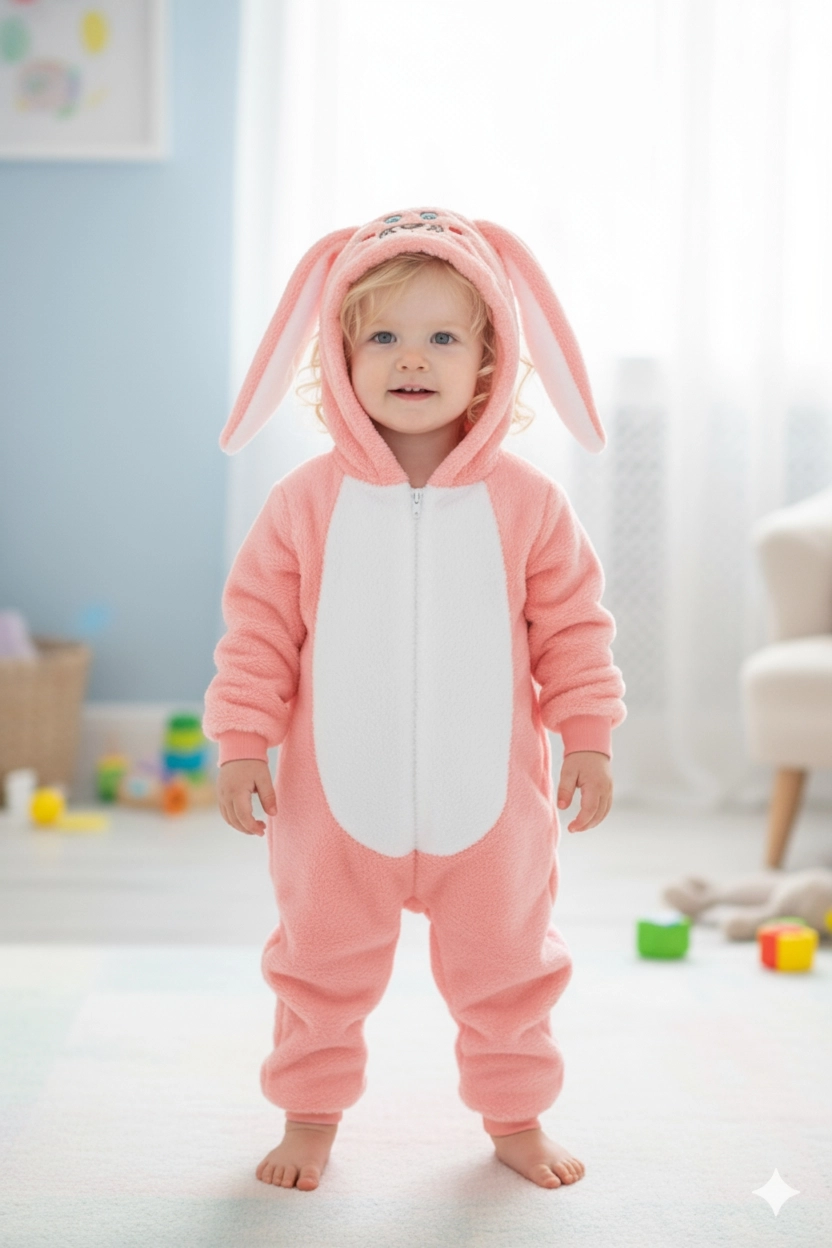 Welsoft%20Unisex%20Fermuarlı%20Peluş%20Kışlık%20Bebek%20Uyku%20Tulumu%20Çocuk%20Tulumu%20ve%20Kostümü%20Tavşan