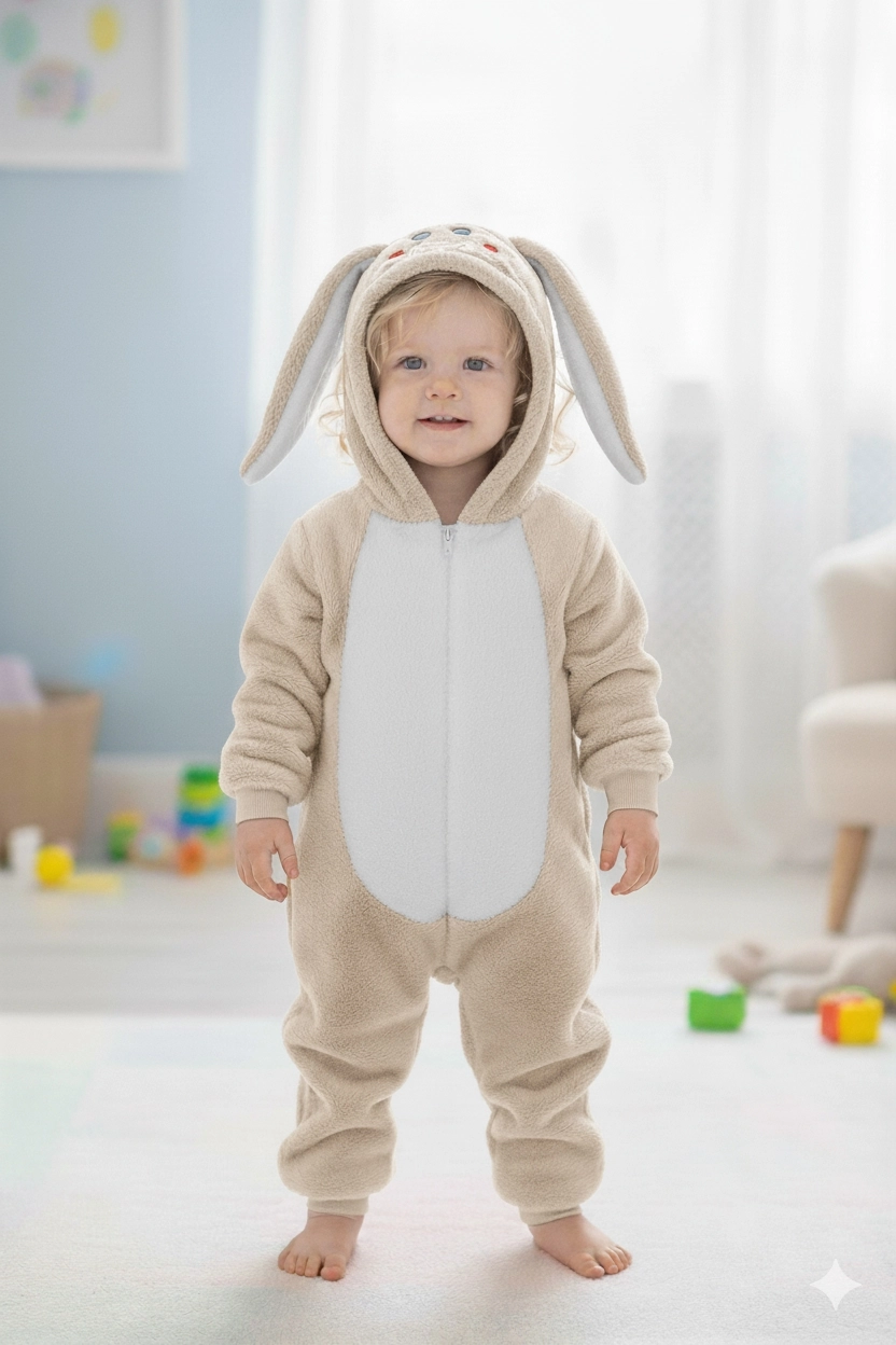 Welsoft%20Unisex%20Fermuarlı%20Peluş%20Kışlık%20Bebek%20Uyku%20Tulumu%20Çocuk%20Tulumu%20ve%20Kostümü%20Tavşan