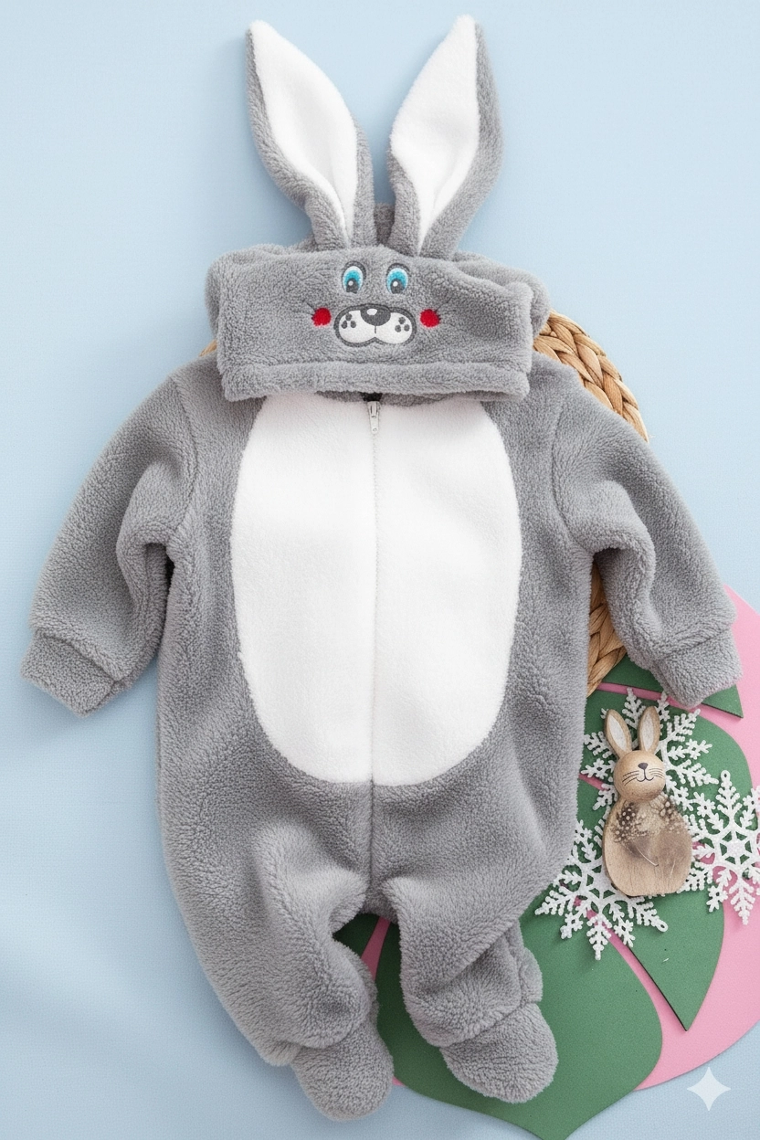 Welsoft%20Unisex%20Fermuarlı%20Peluş%20Kışlık%20Bebek%20Uyku%20Tulumu%20Çocuk%20Tulumu%20ve%20Kostümü%20Tavşan