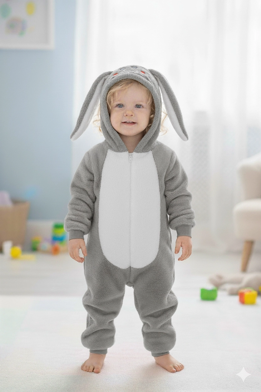 Welsoft%20Unisex%20Fermuarlı%20Peluş%20Kışlık%20Bebek%20Uyku%20Tulumu%20Çocuk%20Tulumu%20ve%20Kostümü%20Tavşan