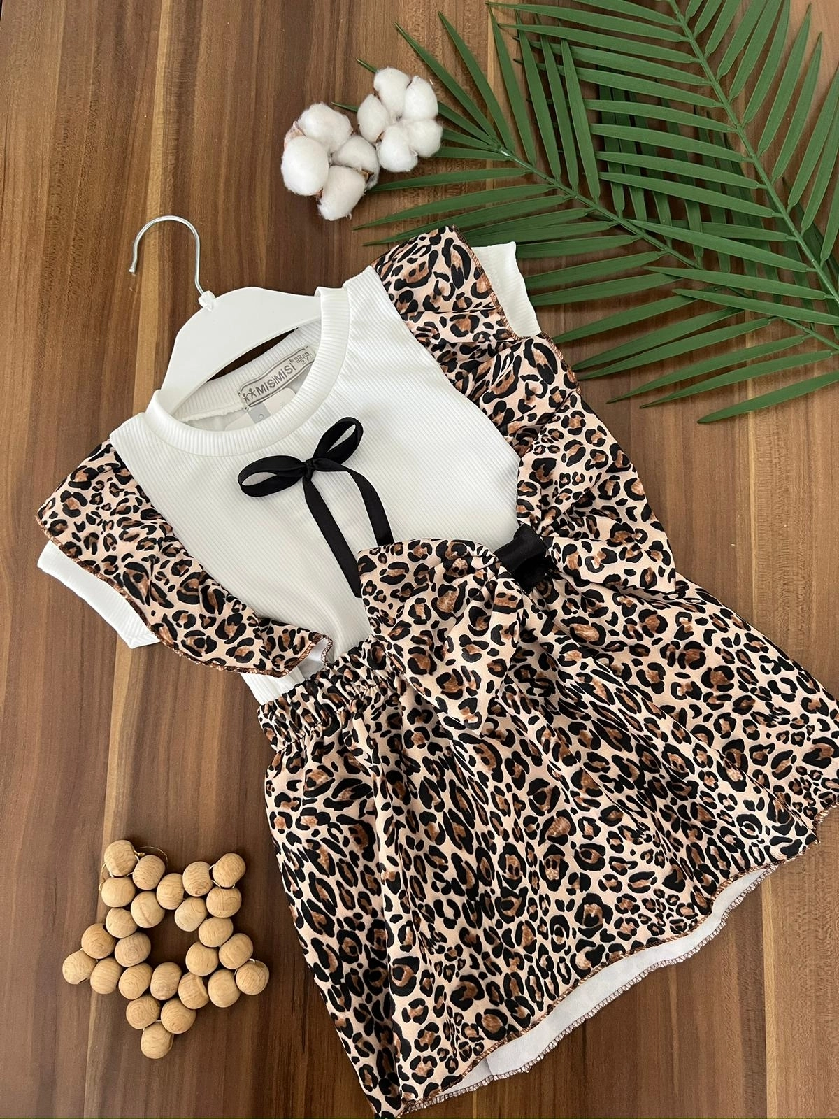 VaVbaby%20Leoparlı%20Fiyonklu%20Kız%20Bebek%20Elbise%202%20li%20Takım
