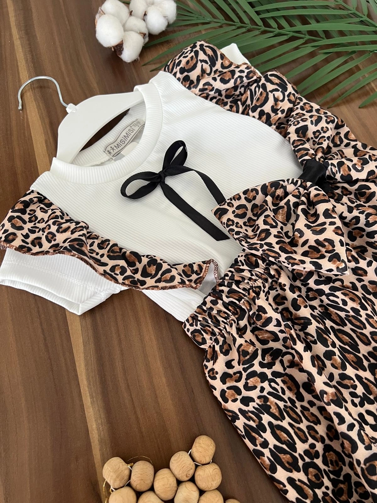 VaVbaby%20Leoparlı%20Fiyonklu%20Kız%20Bebek%20Elbise%202%20li%20Takım