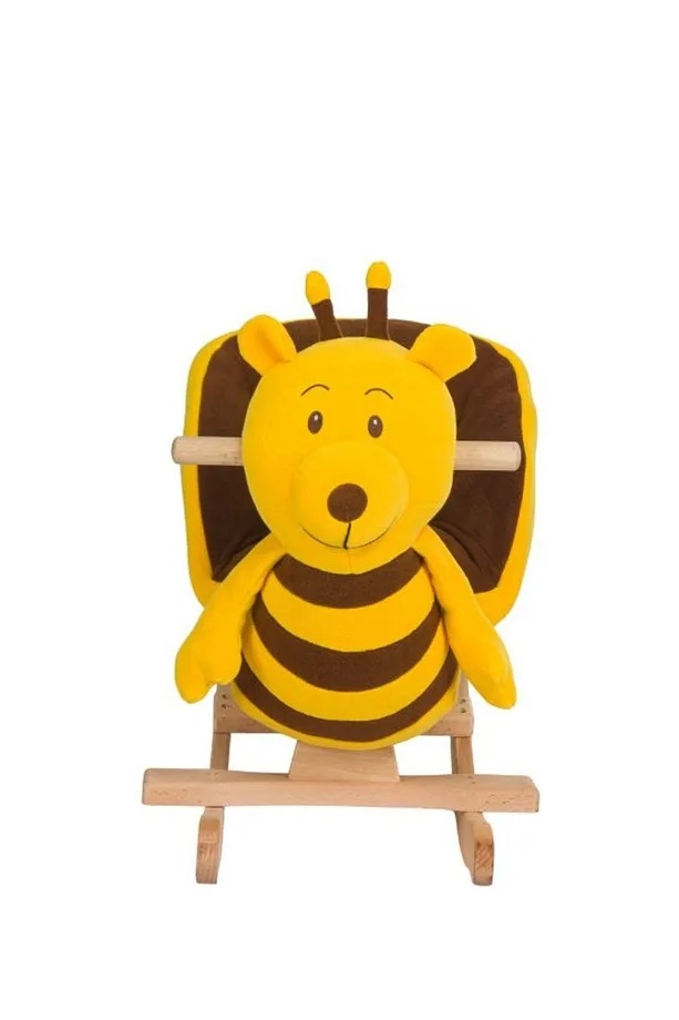 VaVbaby%20Sallanan%20At%20Ahşap%20Peluş%20Yumuşak%20-%20Arı%20Sarı