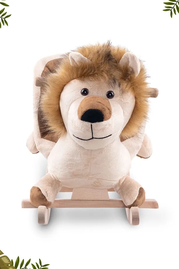 VaVbaby%20Sallanan%20At%20Ahşap%20Peluş%20Yumuşak%20-%20Aslan%20Bej
