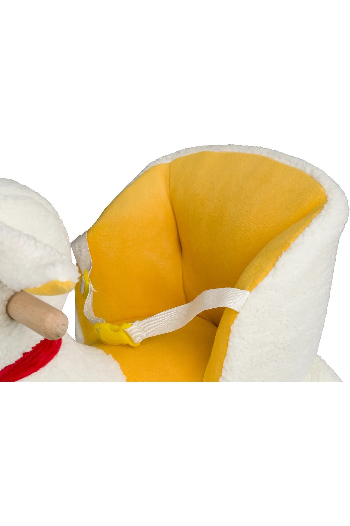 VaVbaby%20Sallanan%20At%20Ahşap%20Peluş%20Yumuşak%20-%20Kuzu%20Beyaz