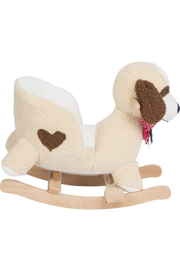 VaVbaby%20Sallanan%20At%20Ahşap%20Peluş%20Yumuşak%20-%20Köpek%20Latte