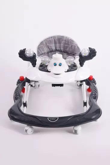  Vavbaby Carolin Oyuncaklı 3 Kademeli Örümcek Bebek Yürüteci Füme