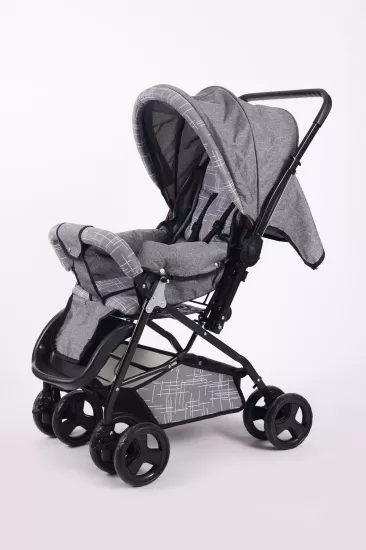 Dual Comfort Line Çift Yönlü Bebek Arabası Gri